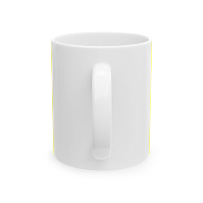 Flag of the Brussels-Capital Region Variant 3 (Belgium) White Coffee Mug-Go Mug Yourself