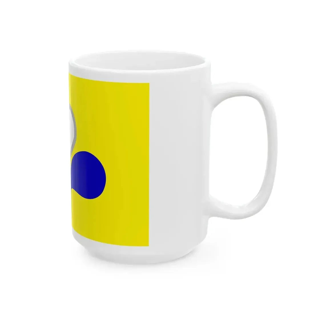 Flag of the Brussels-Capital Region Variant 3 (Belgium) White Coffee Mug - Go Mug Yourself