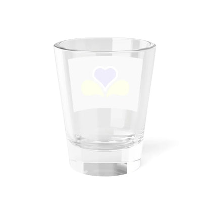 Flag of the Brussels-Capital Region Variant 4 (Belgium) Shot Glass 1.5oz - Go Mug Yourself