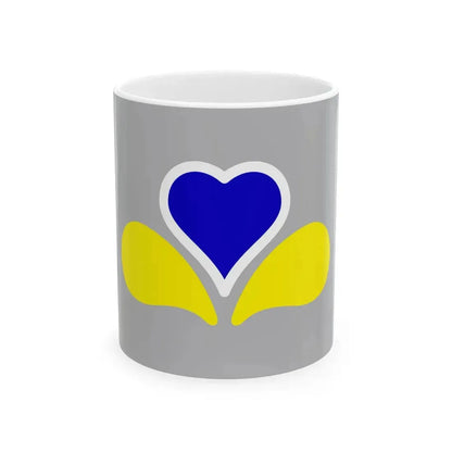 Flag of the Brussels-Capital Region Variant 4 (Belgium) White Coffee Mug 11oz - Go Mug Yourself