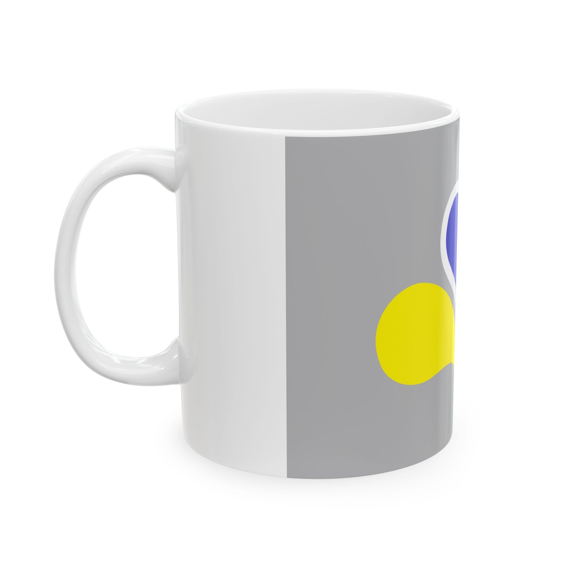 Flag of the Brussels-Capital Region Variant 4 (Belgium) White Coffee Mug-Go Mug Yourself