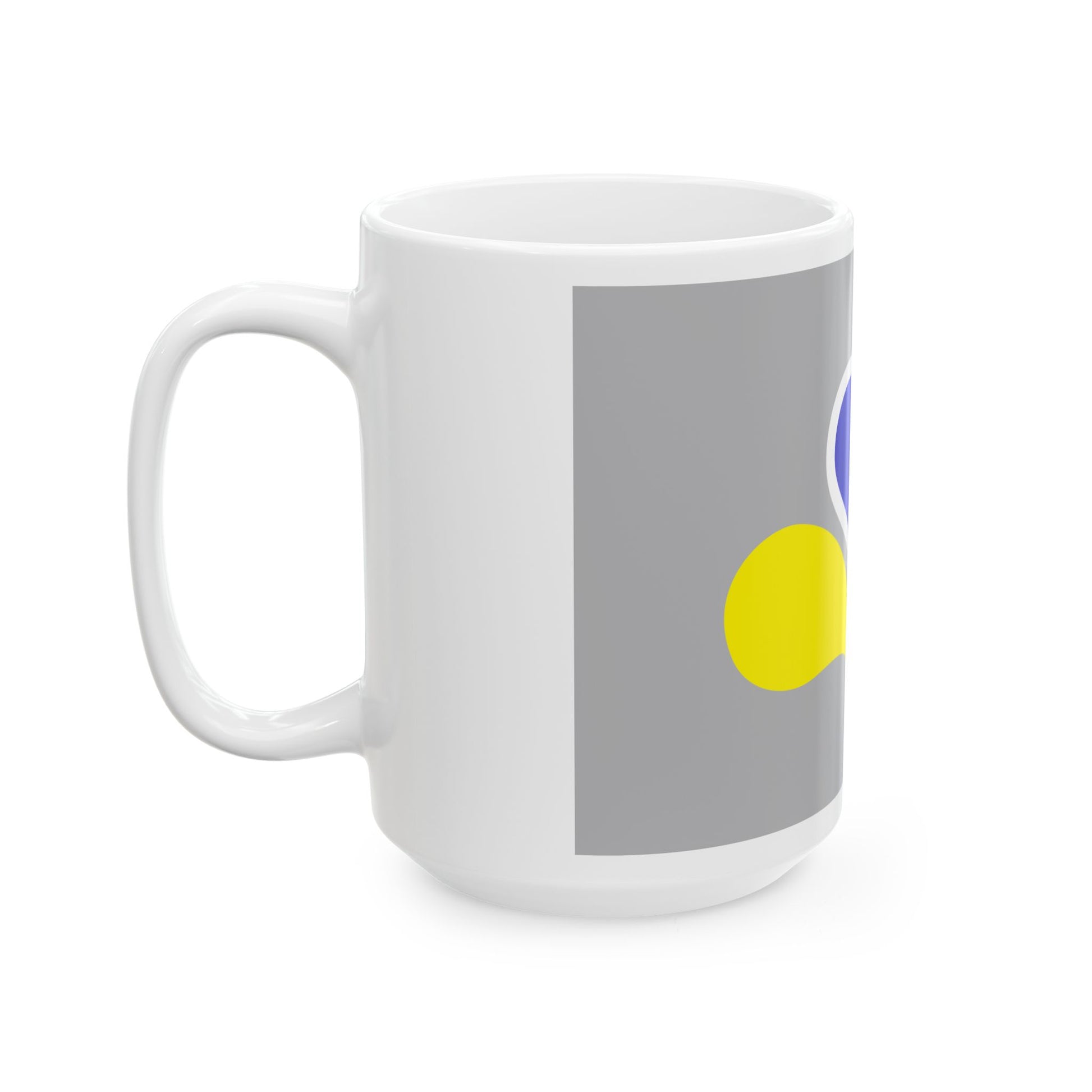 Flag of the Brussels-Capital Region Variant 4 (Belgium) White Coffee Mug-Go Mug Yourself