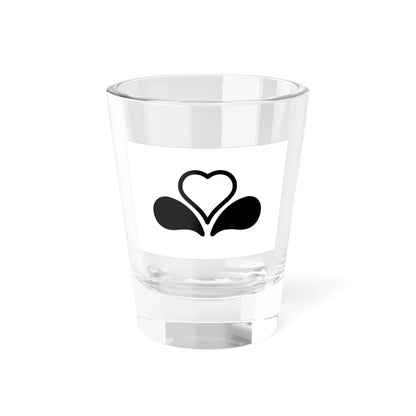 Flag of the Brussels-Capital Region Variant 5 (Belgium) Shot Glass 1.5oz 1.5oz - Go Mug Yourself