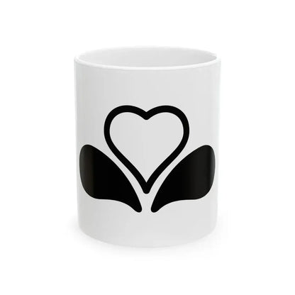 Flag of the Brussels-Capital Region Variant 5 (Belgium) White Coffee Mug 11oz - Go Mug Yourself