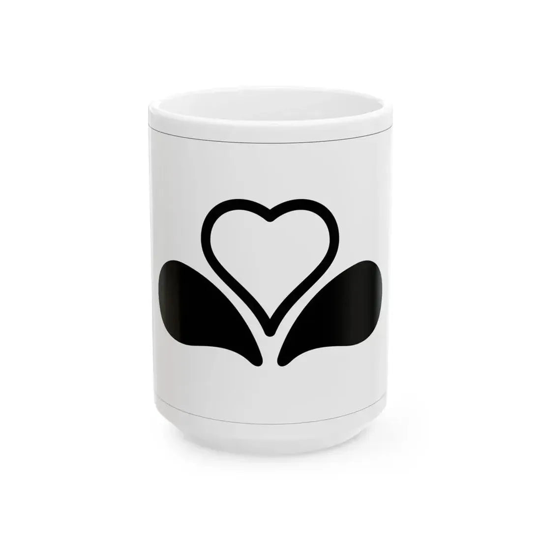 Flag of the Brussels-Capital Region Variant 5 (Belgium) White Coffee Mug 15oz - Go Mug Yourself