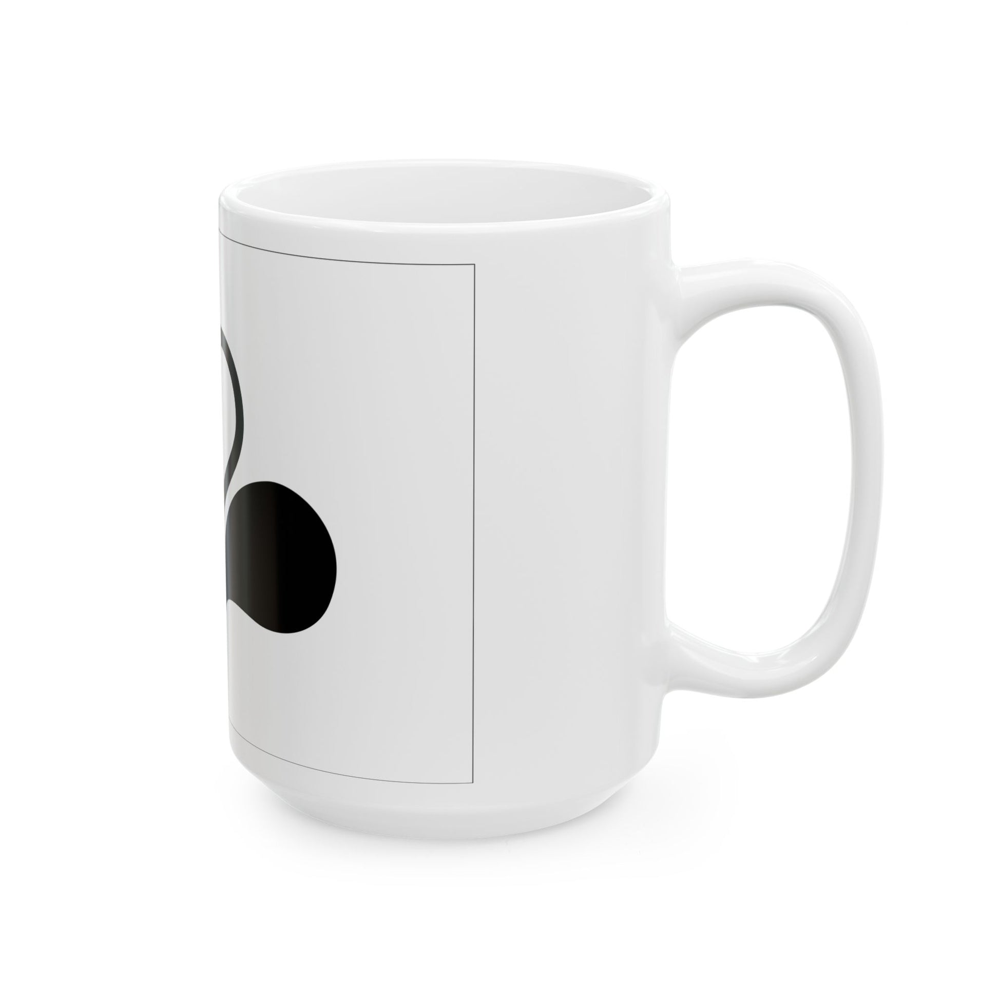 Flag of the Brussels-Capital Region Variant 5 (Belgium) White Coffee Mug-Go Mug Yourself