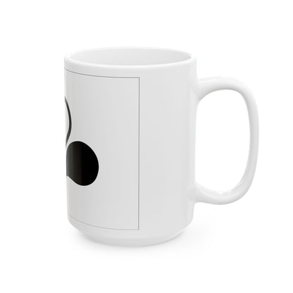 Flag of the Brussels-Capital Region Variant 5 (Belgium) White Coffee Mug-Go Mug Yourself