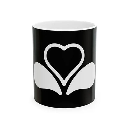 Flag of the Brussels-Capital Region Variant 6 (Belgium) White Coffee Mug 11oz - Go Mug Yourself