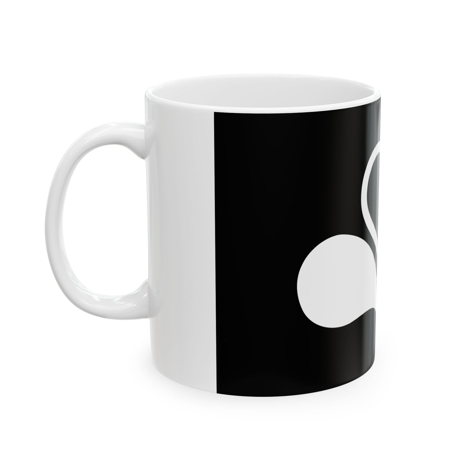 Flag of the Brussels-Capital Region Variant 6 (Belgium) White Coffee Mug-Go Mug Yourself