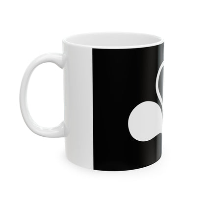 Flag of the Brussels-Capital Region Variant 6 (Belgium) White Coffee Mug-Go Mug Yourself