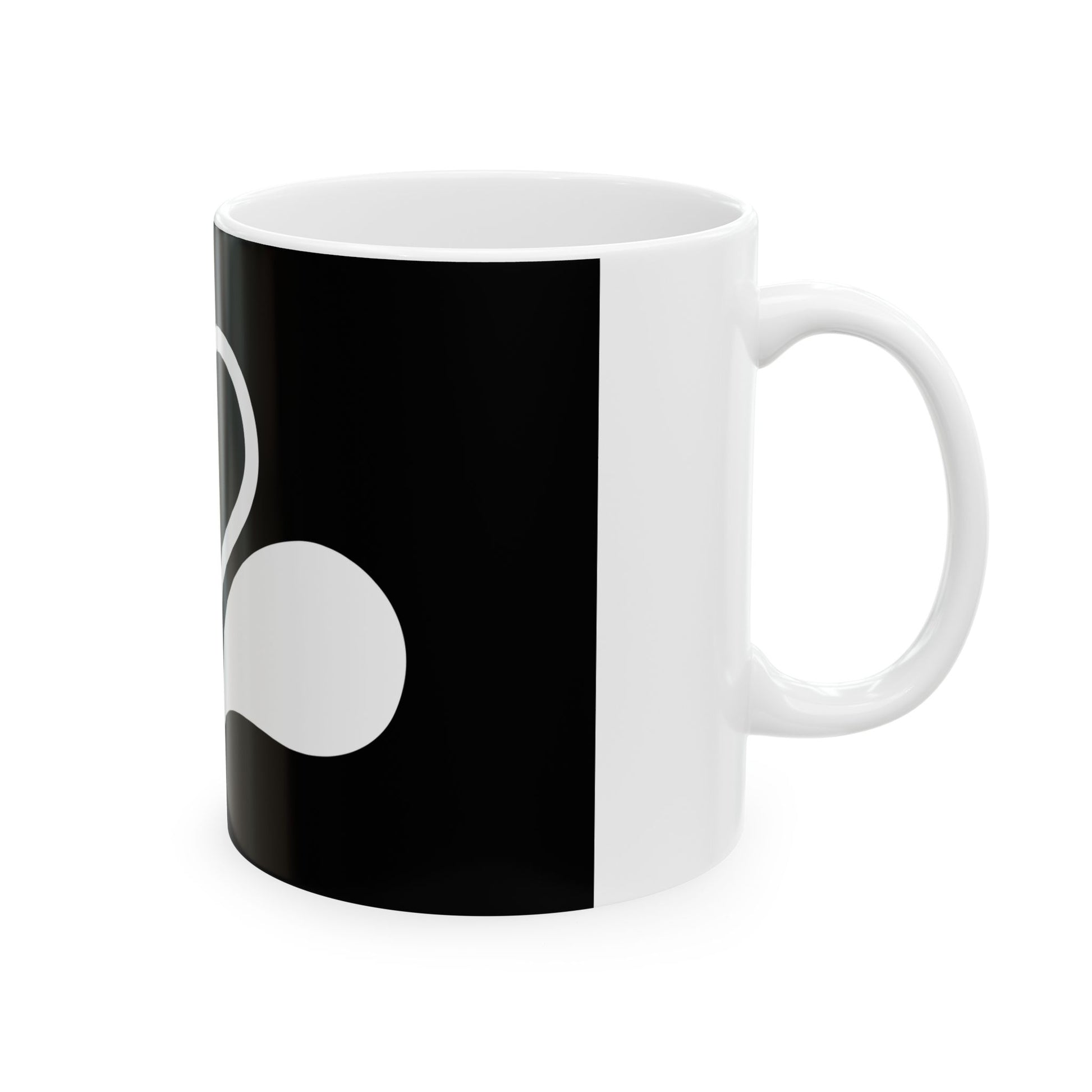 Flag of the Brussels-Capital Region Variant 6 (Belgium) White Coffee Mug-Go Mug Yourself