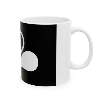 Flag of the Brussels-Capital Region Variant 6 (Belgium) White Coffee Mug-Go Mug Yourself