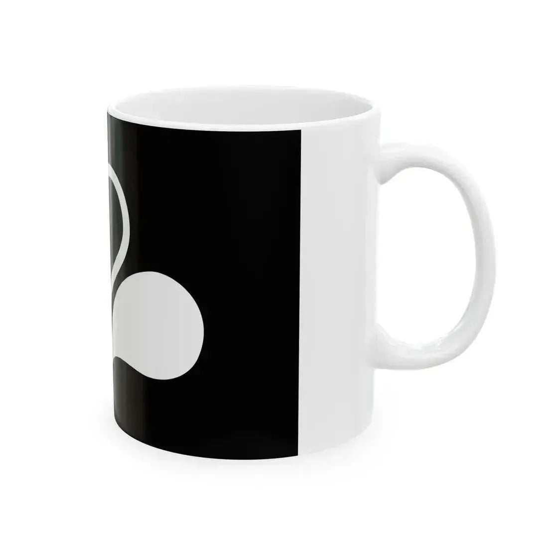 Flag of the Brussels-Capital Region Variant 6 (Belgium) White Coffee Mug - Go Mug Yourself