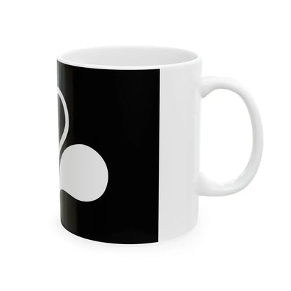 Flag of the Brussels-Capital Region Variant 6 (Belgium) White Coffee Mug - Go Mug Yourself