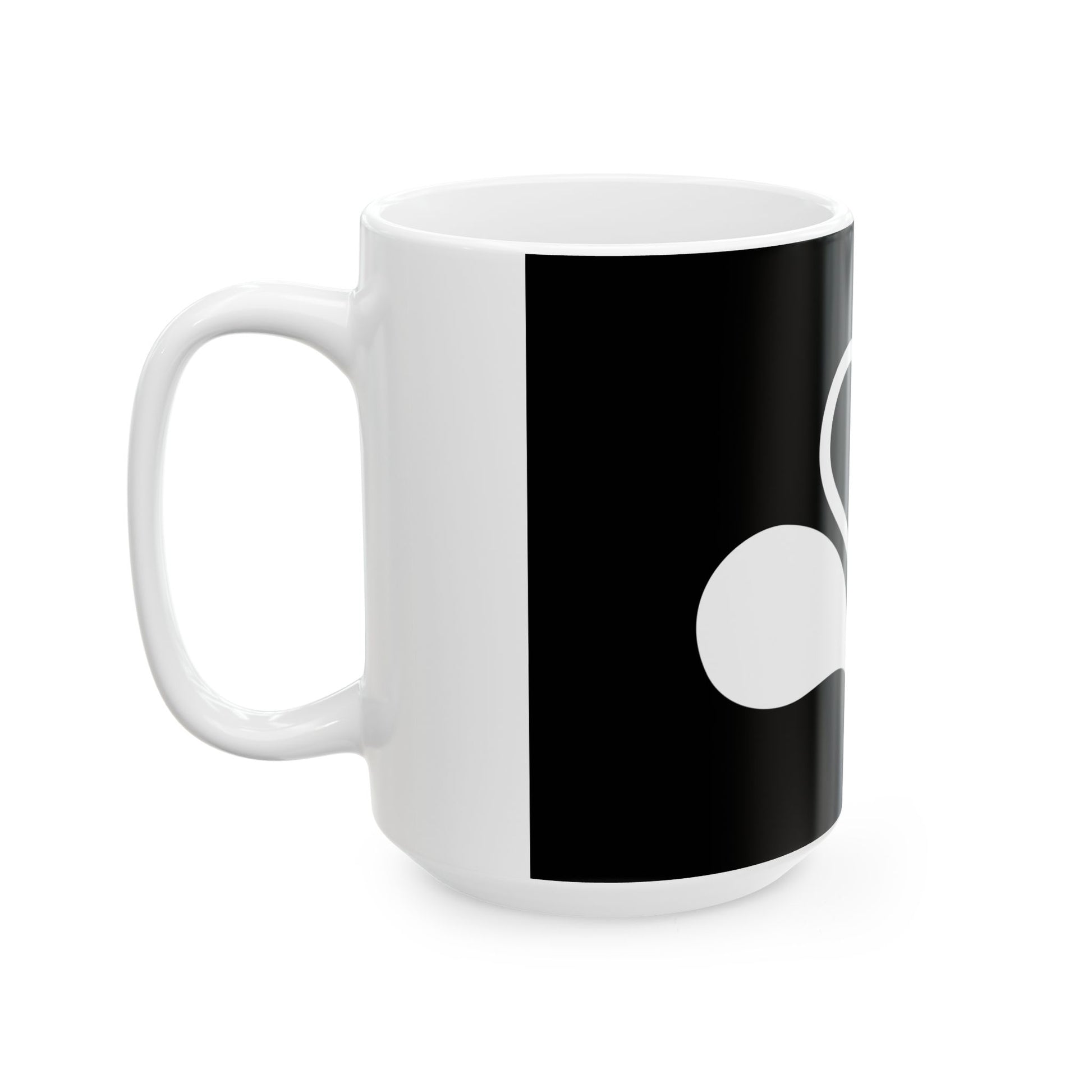 Flag of the Brussels-Capital Region Variant 6 (Belgium) White Coffee Mug-Go Mug Yourself
