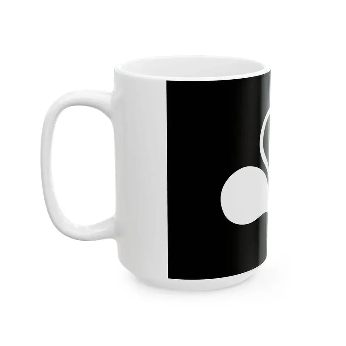 Flag of the Brussels-Capital Region Variant 6 (Belgium) White Coffee Mug - Go Mug Yourself