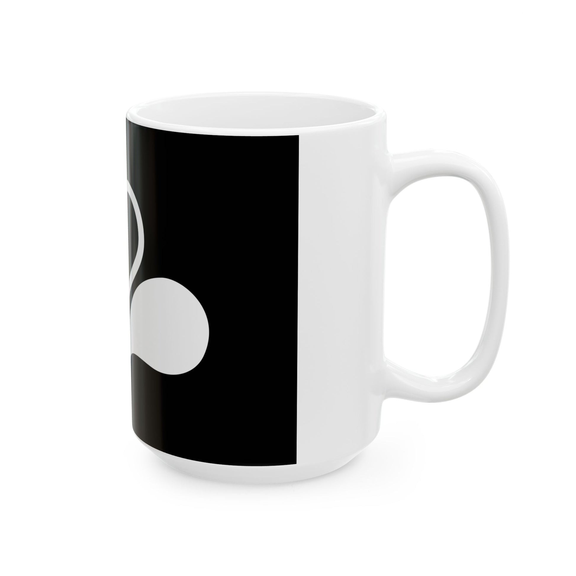 Flag of the Brussels-Capital Region Variant 6 (Belgium) White Coffee Mug-Go Mug Yourself