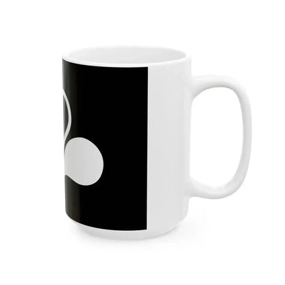 Flag of the Brussels-Capital Region Variant 6 (Belgium) White Coffee Mug - Go Mug Yourself