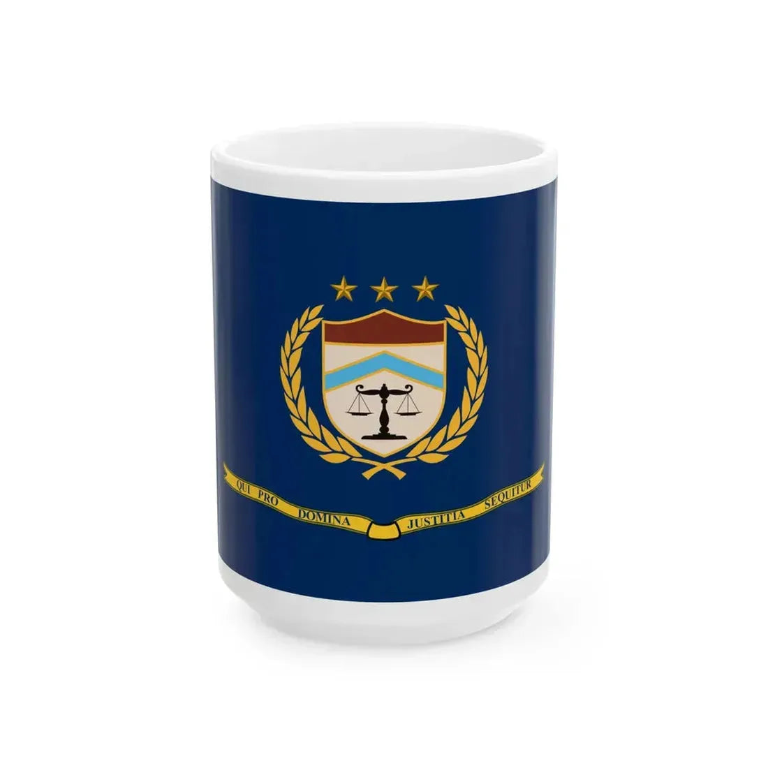 Flag of the Bureau of Alcohol Tobacco Firearms and Explosives 2002 (United States) White Coffee Mug 15oz - Go Mug Yourself