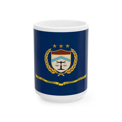 Flag of the Bureau of Alcohol Tobacco Firearms and Explosives 2002 (United States) White Coffee Mug 15oz - Go Mug Yourself