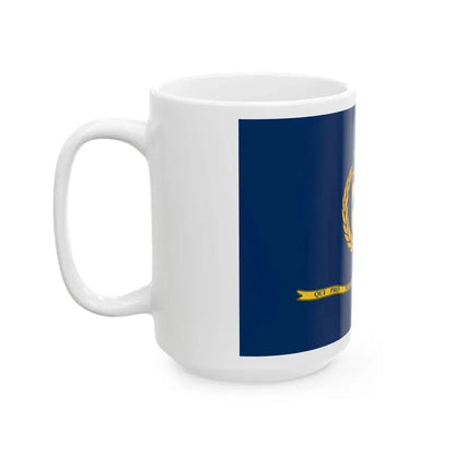 Flag of the Bureau of Alcohol Tobacco Firearms and Explosives 2002 (United States) White Coffee Mug - Go Mug Yourself