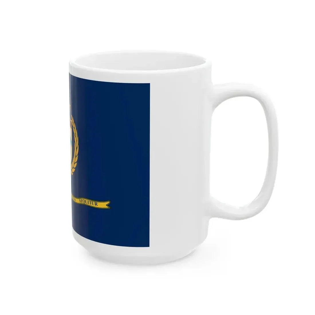 Flag of the Bureau of Alcohol Tobacco Firearms and Explosives 2002 (United States) White Coffee Mug - Go Mug Yourself