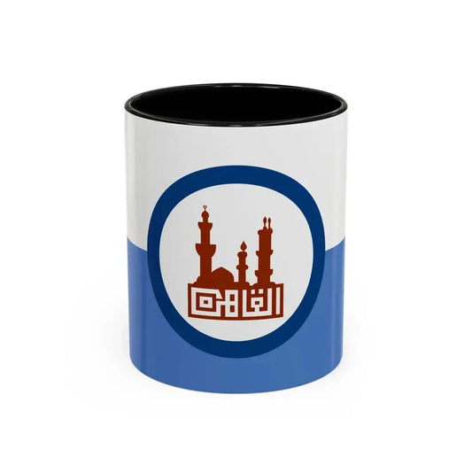 Flag of the Cairo Governorate Egypt - Accent Coffee Mug 11oz Black - Go Mug Yourself