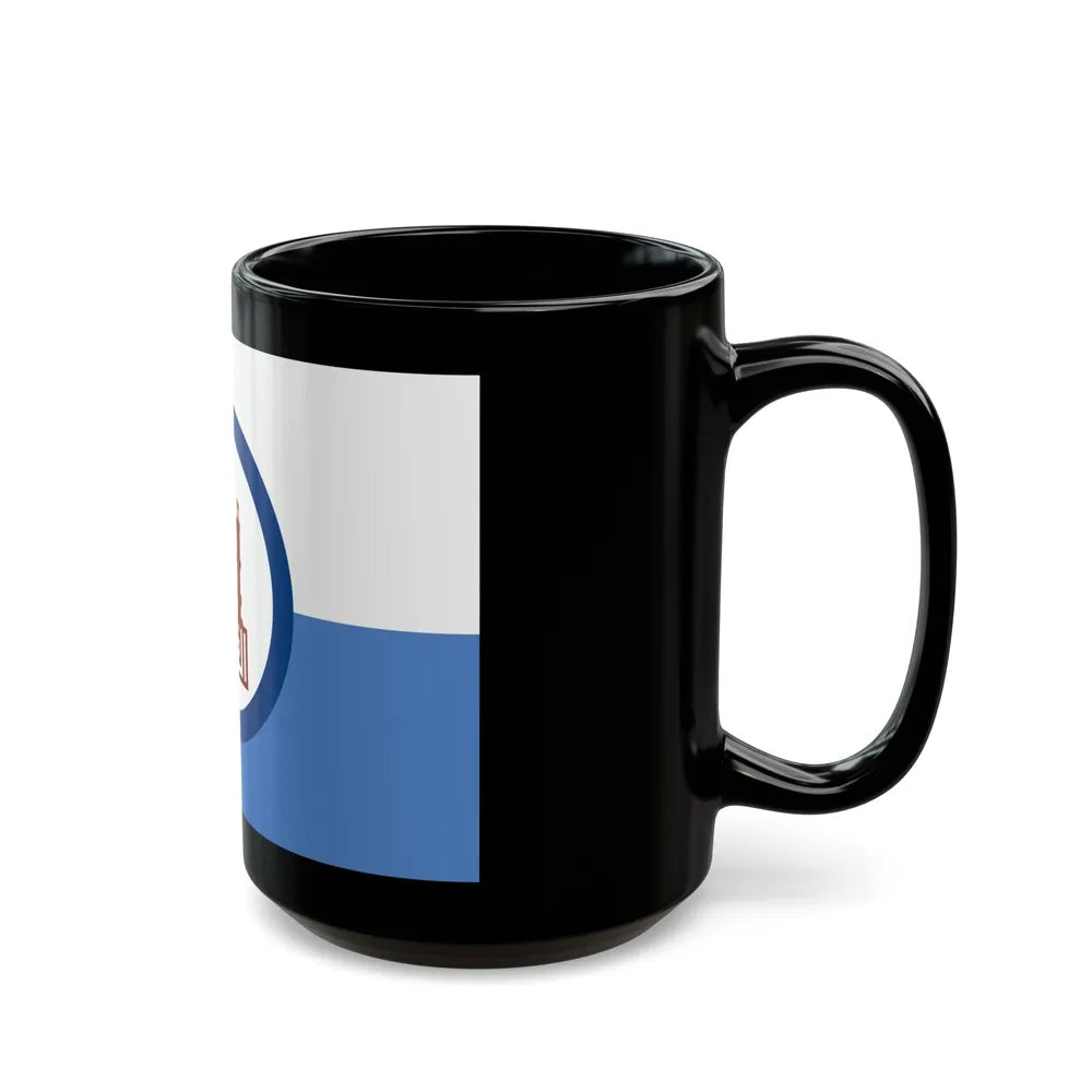 Flag of the Cairo Governorate Egypt - Black Coffee Mug-Go Mug Yourself