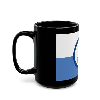 Flag of the Cairo Governorate Egypt - Black Coffee Mug-Go Mug Yourself