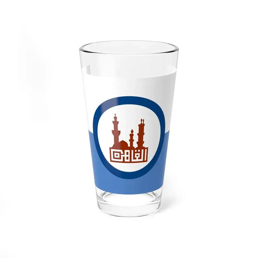 Flag of the Cairo Governorate Egypt - Pint Glass 16oz 16oz - Go Mug Yourself
