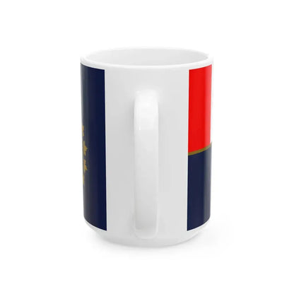 Flag of the Canada Border Services Agency (Canada) White Coffee Mug - Go Mug Yourself