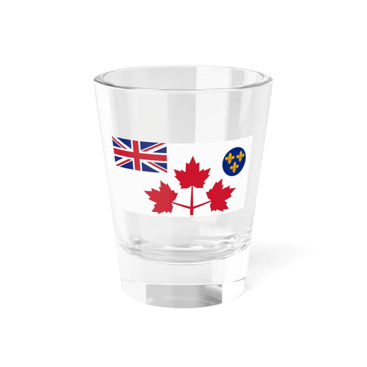 Flag of the Canadian Army 1939-1944 (Canada) Shot Glass 1.5oz 1.5oz - Go Mug Yourself
