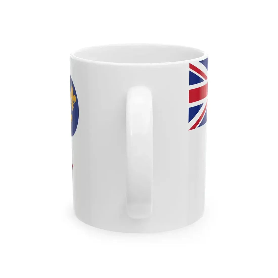 Flag of the Canadian Army 1939-1944 (Canada) White Coffee Mug - Go Mug Yourself