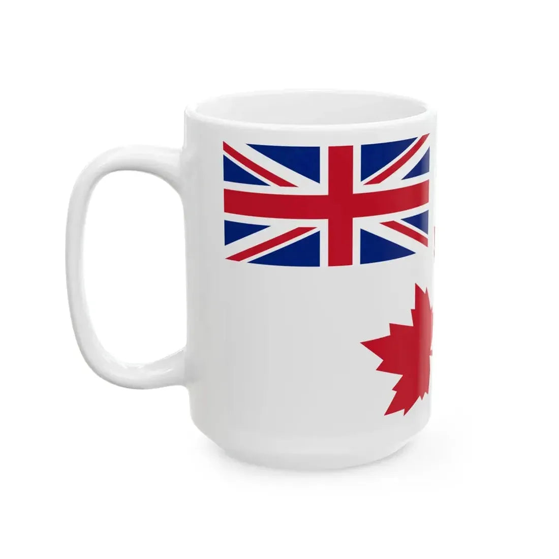 Flag of the Canadian Army 1939-1944 (Canada) White Coffee Mug - Go Mug Yourself