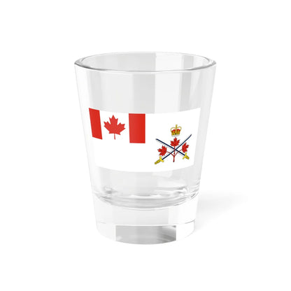 Flag of the Canadian Army 2013-2016 (Canada) Shot Glass 1.5oz 1.5oz - Go Mug Yourself
