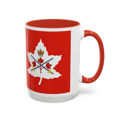 Flag of the Canadian Army - Accent Coffee Mug - Go Mug Yourself