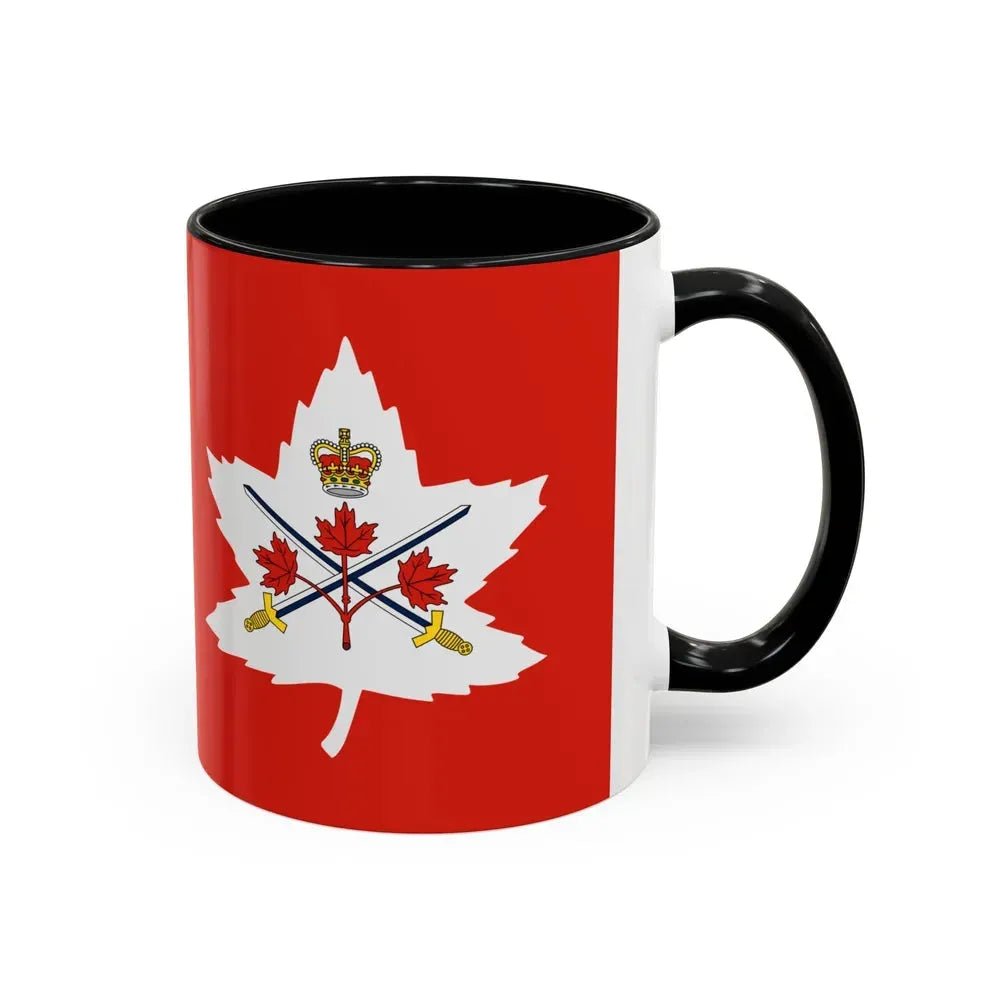 Flag of the Canadian Army - Accent Coffee Mug - Go Mug Yourself
