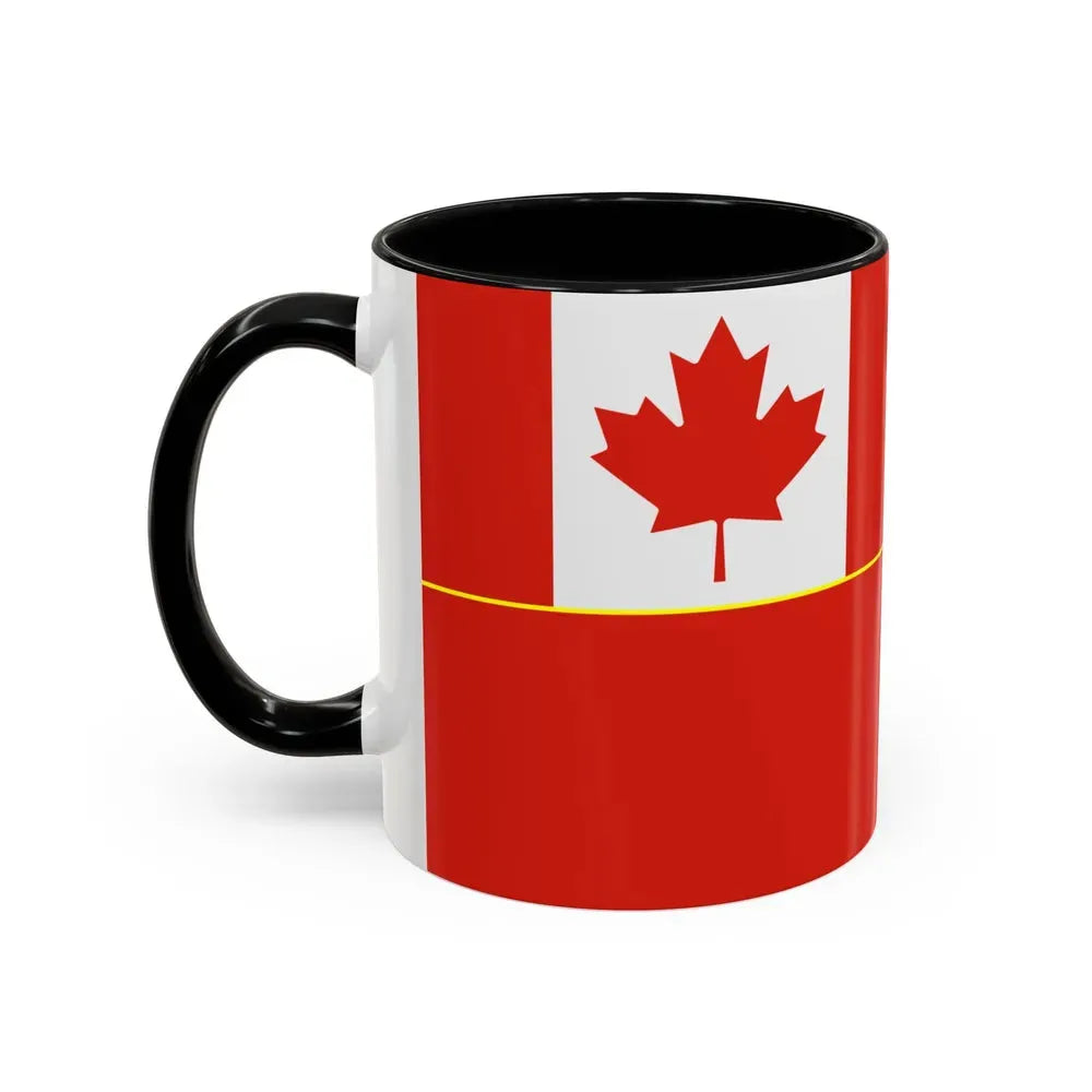 Flag of the Canadian Army - Accent Coffee Mug - Go Mug Yourself