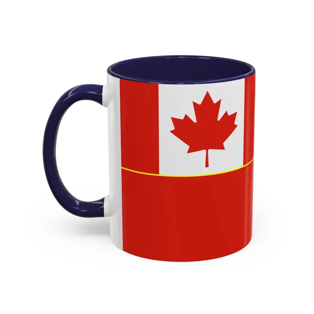 Flag of the Canadian Army - Accent Coffee Mug - Go Mug Yourself