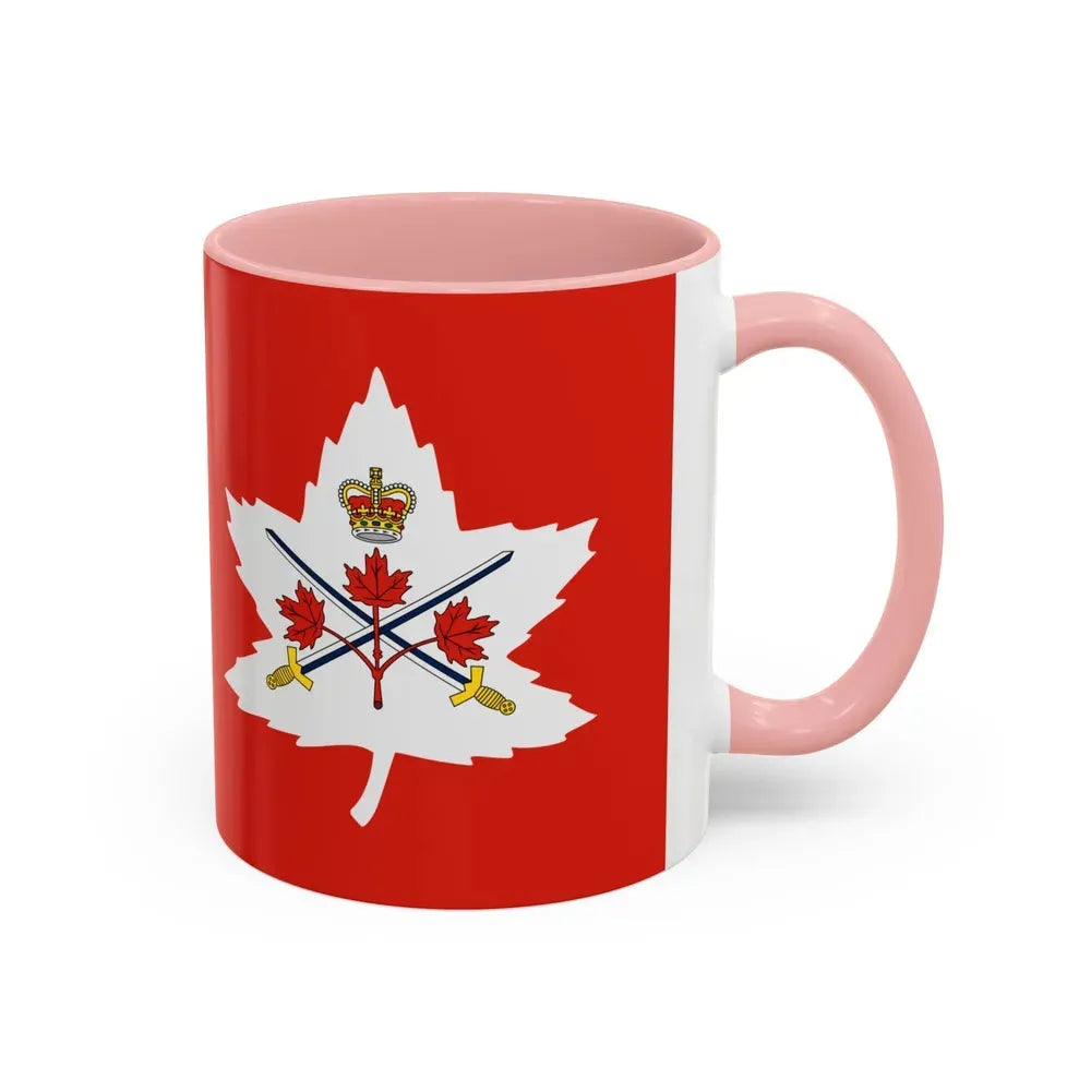 Flag of the Canadian Army - Accent Coffee Mug - Go Mug Yourself