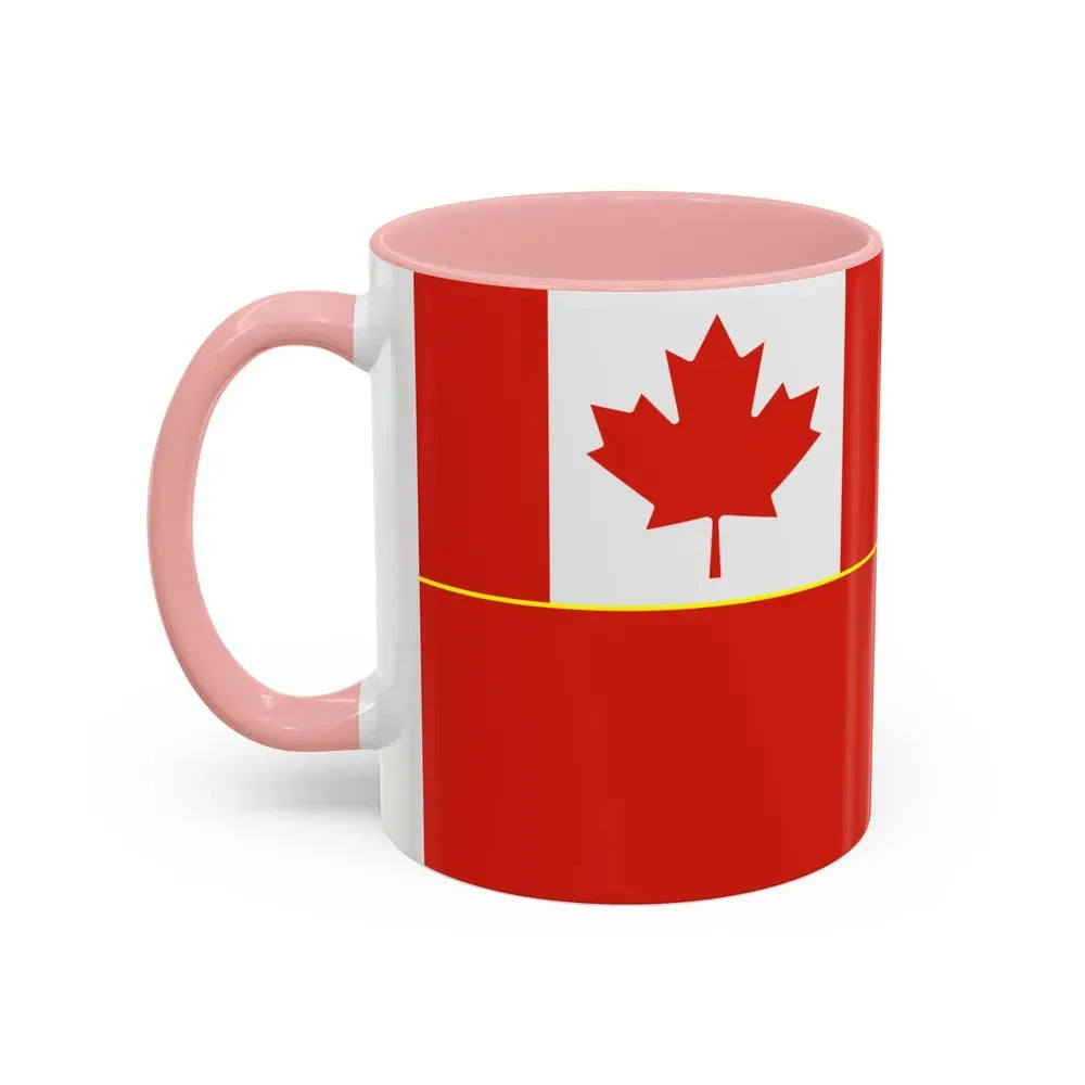 Flag of the Canadian Army - Accent Coffee Mug - Go Mug Yourself