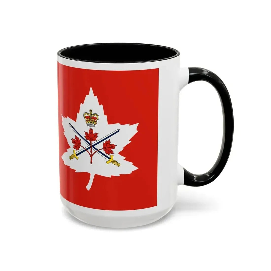 Flag of the Canadian Army - Accent Coffee Mug - Go Mug Yourself