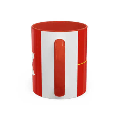 Flag of the Canadian Army - Accent Coffee Mug - Go Mug Yourself