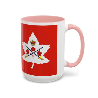 Flag of the Canadian Army - Accent Coffee Mug - Go Mug Yourself