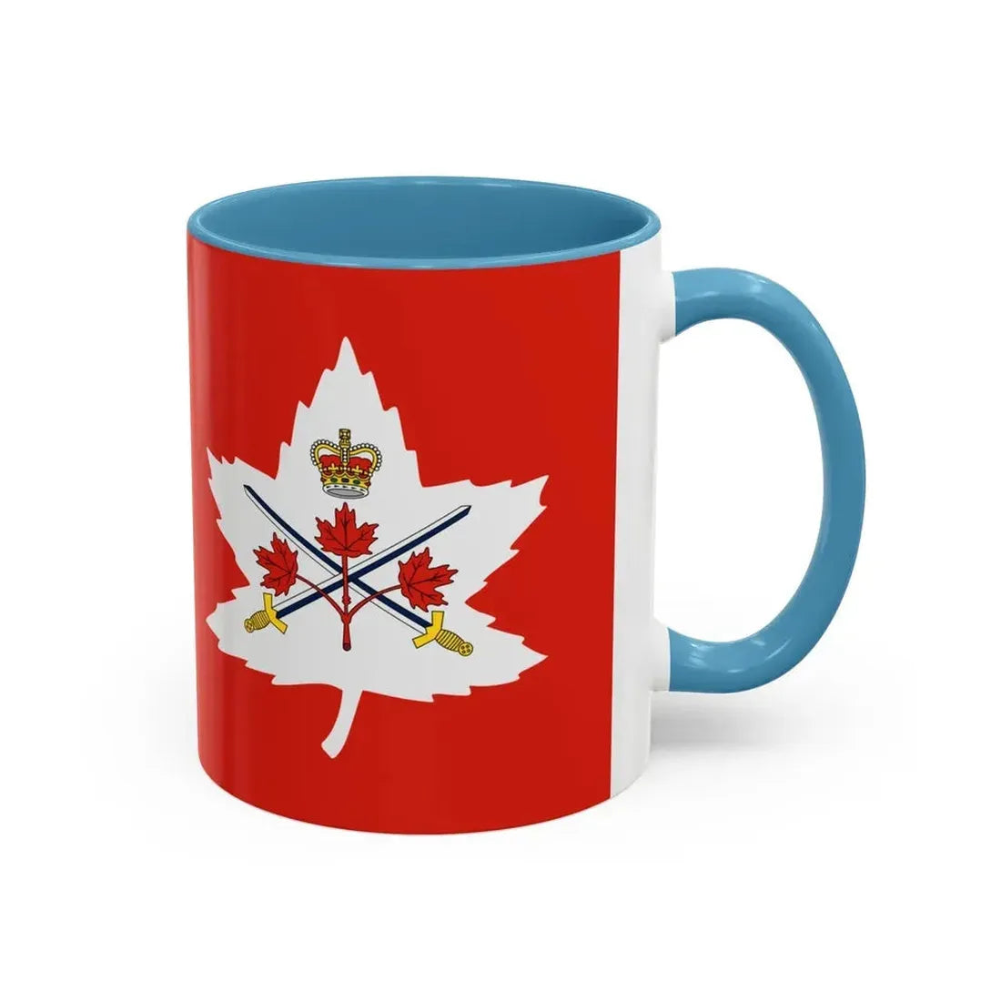 Flag of the Canadian Army - Accent Coffee Mug - Go Mug Yourself