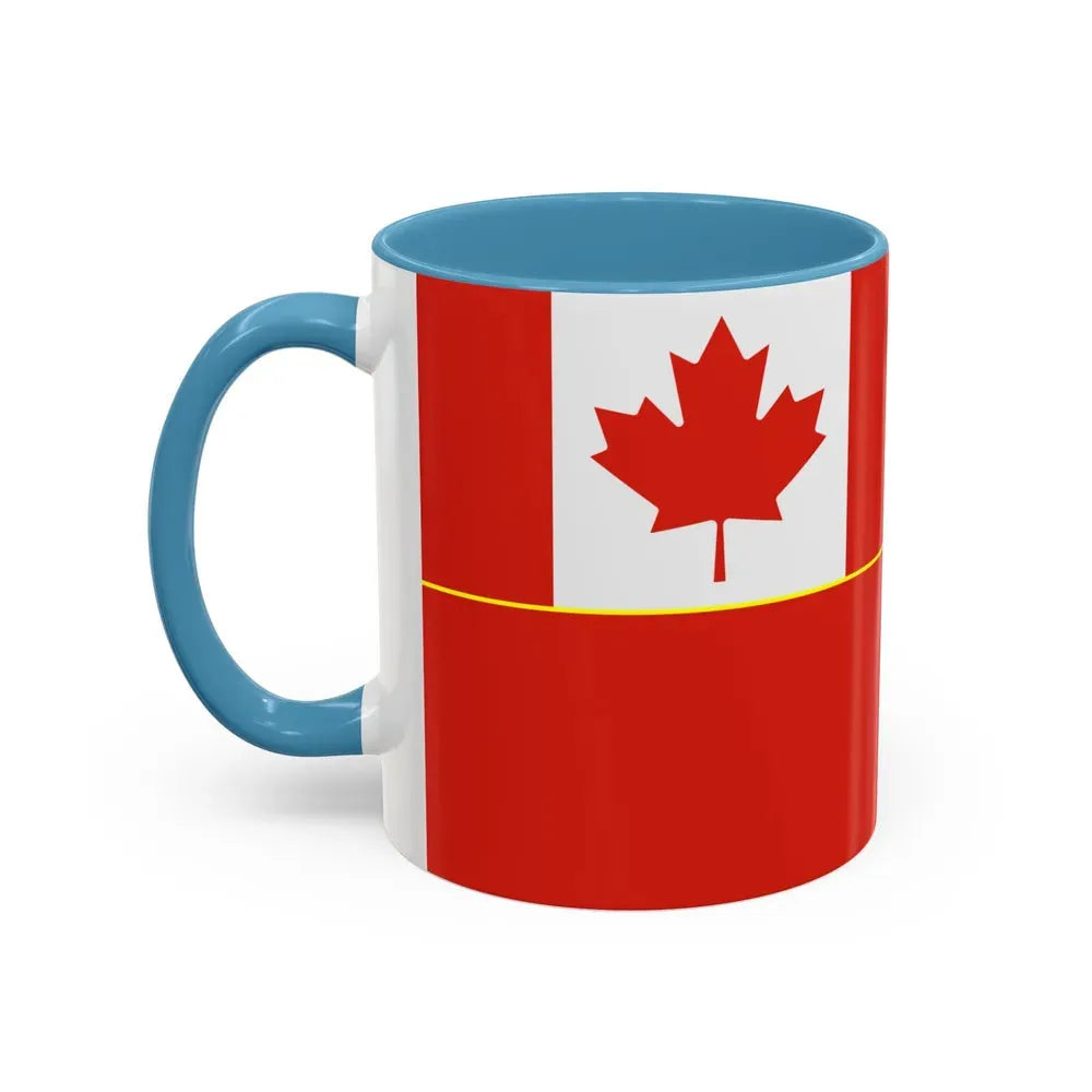 Flag of the Canadian Army - Accent Coffee Mug - Go Mug Yourself