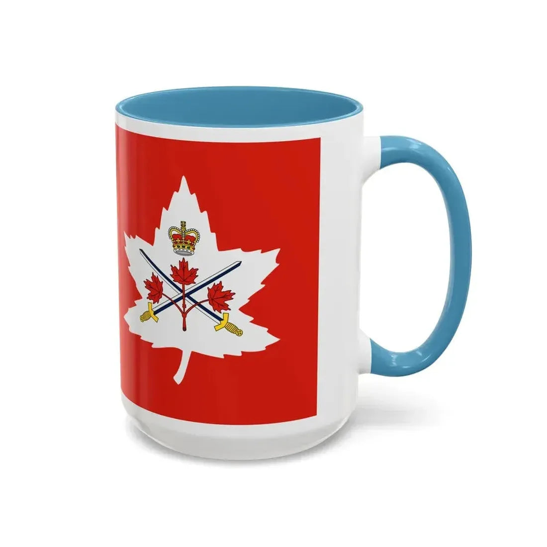 Flag of the Canadian Army - Accent Coffee Mug - Go Mug Yourself