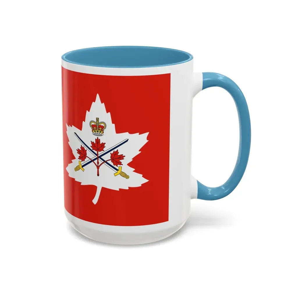 Flag of the Canadian Army - Accent Coffee Mug - Go Mug Yourself