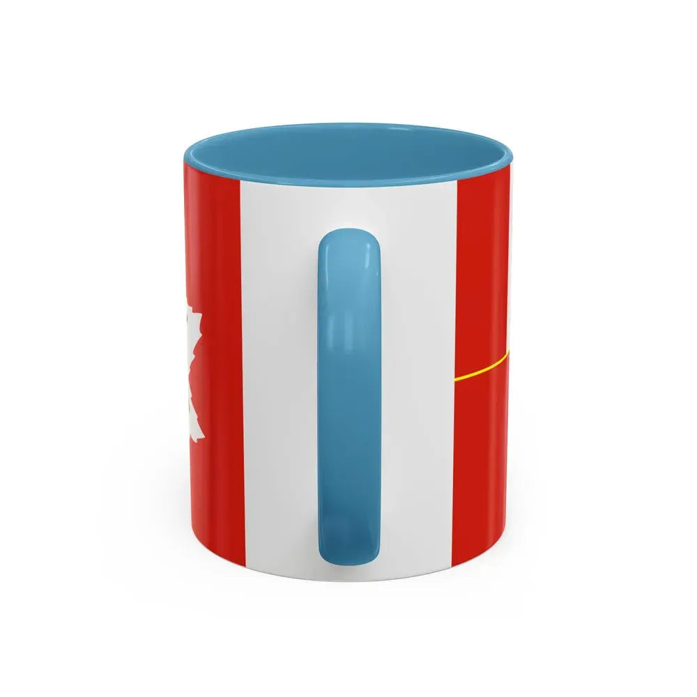 Flag of the Canadian Army - Accent Coffee Mug - Go Mug Yourself