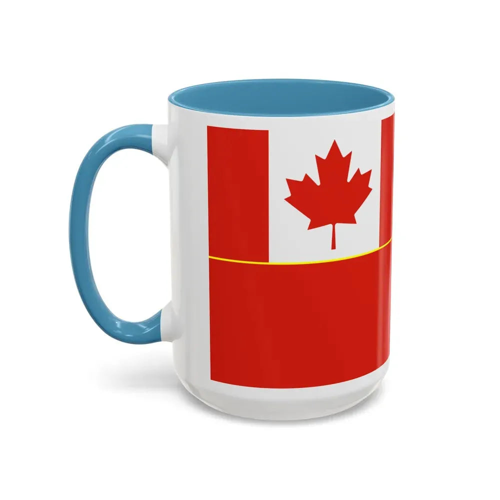 Flag of the Canadian Army - Accent Coffee Mug - Go Mug Yourself
